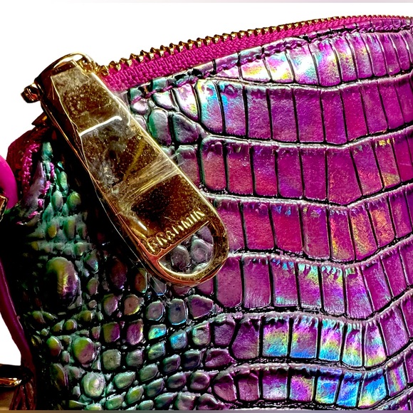 Brahmin NWT Large Duxbury Hyacinth Ombré Mini Leather Melbourne Bag (P041) - Picture 10 of 13